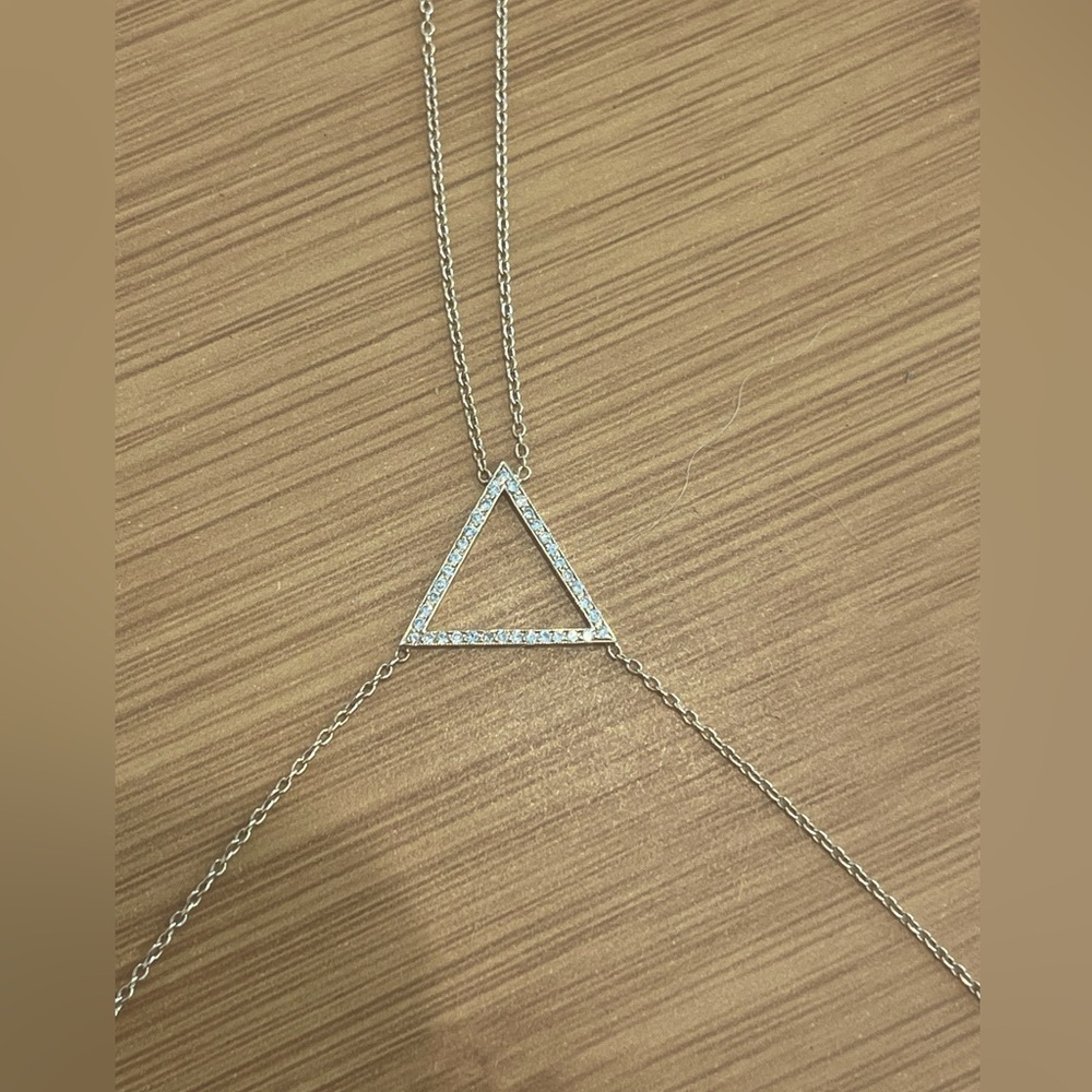 Zoe Chicco 14k and diamond hand chain .